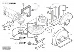 Bosch 0 601 753 003 Gws 23-180 Angle Grinder 230 V / Eu Spare Parts